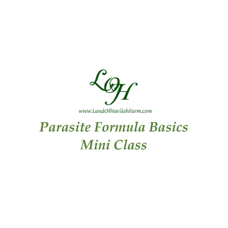 Parasite Formula Basics – Mini Class